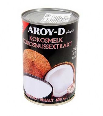 Молоко кокосовое 60% Aroy-D 400 мл ж/б